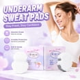 thumbnail image 2 of 20PCS Armpit Sweat Pads - Underarm Sweat Pads for Women Men - Disposable Absorbent Armpit Sweat Pads - Self-adhesive Underarm Sweat Pads for Women Men Reduce Armpit Sweat, 2 of 10