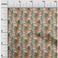 thumbnail image 2 of oneOone Viscose Chiffon Dusty Green Fabric Abstracts Craft Projects Decor Fabric Printed By The Yard 42 Inch Wide, 2 of 6