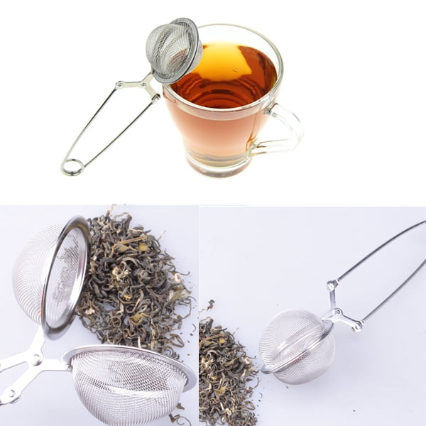 5X Stainless Steel Tea Squeezer Infuser Strainer Filter Steep Brew