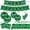 - [Ensemble Vert / Image Principale 6 pcs (10 pour 7 Pouces + 10 pour 9 Pouces + 20 pour les Mouchoirs + 10 pour les Gobelets en Papier + 1 pour une Bannière + 1 pour une Nappe)], variante sur Ensemble de 6 Vaisselle Jetable pour Fête de Remise des Diplômes Assiettes Gobelets Serviettes Nappe Décorations Noir Rouge Bleu Vert Violet, Rouge Vin, JKODE