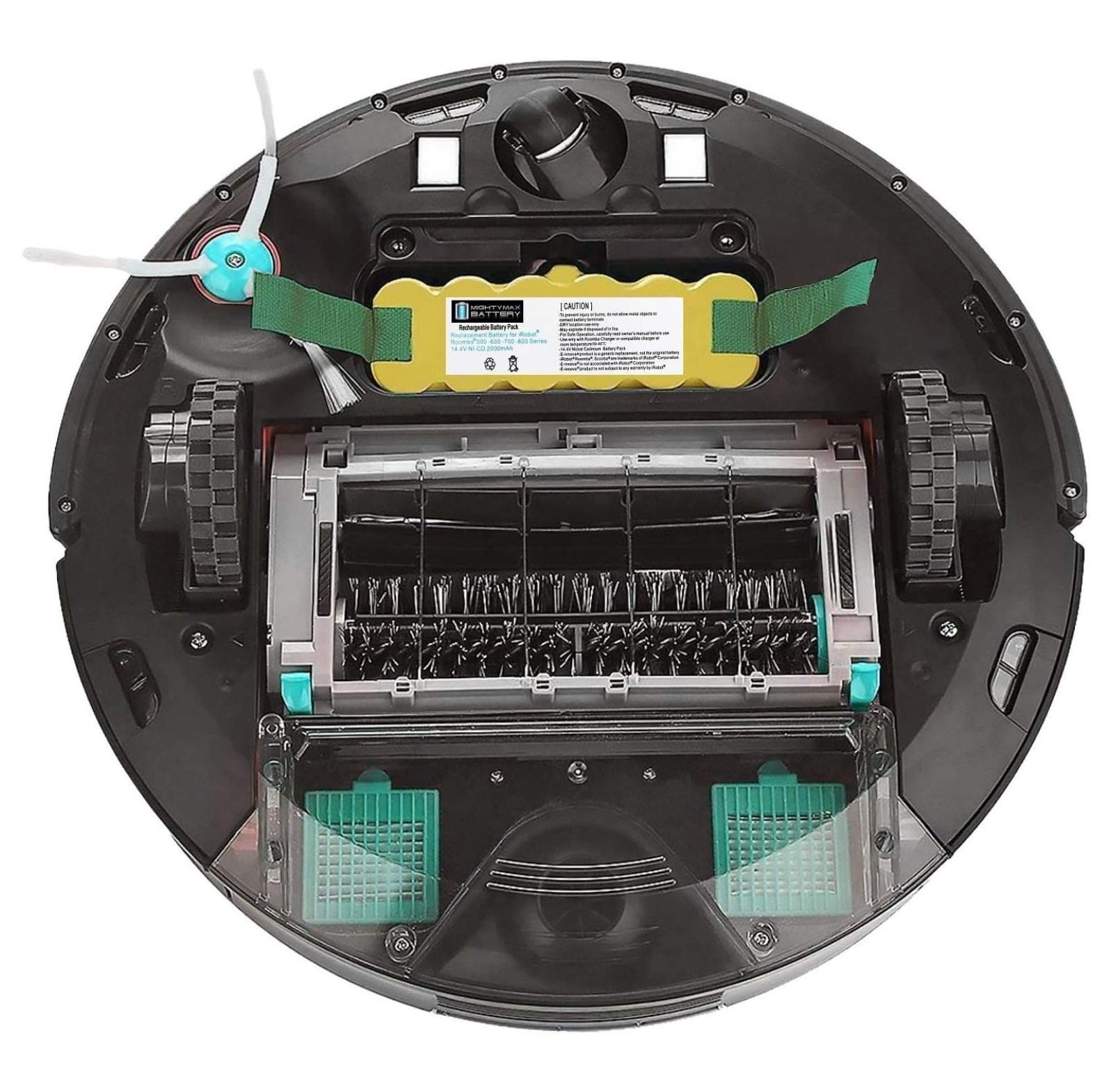 Roomba Battery Replacement 14.4V NiCD - Compatible with 500 600 700 Series & 563, 561, 551 - 2.0Ah NiCD Vacuum Cleaner Battery
