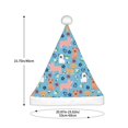 thumbnail image 3 of Fuzoiu Cute Dog Print Santa Hat Christmas Hat for Adults,Santa Hats with Pompom, Unisex Xmas Holiday Hat for Christmas New Year Festive Party Supplies, 3 of 6