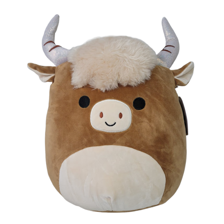 Squishmallows Official Kellytoys Plush 12 Inch Carlton the Highland Cow Ultimate Soft Animal Stuffed Toy