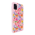 thumbnail image 1 of Funda de diseño doble capa Selicell con vidrio 9D para Samsung Galaxy A31 Flores con fondo rosa, 1 of 2