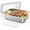 Silver-Replaceable Container, variant on Portable Electric Lunch Box for Adults- Automatic Scheduled Heating Meal Container, Cordless Battery Powered Heated Lunch Box, 5.5 Cups Capacity, with Removable Tray Divider, Dishwasher Safe,Black