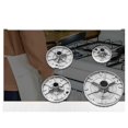 thumbnail image 3 of 8 PCS Cooker Hat Set Oven Gas Hob Burner Crown Flame Cap Replacement Kit Fits Most Gas Stove Burner, 3 of 5