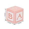 thumbnail image 3 of Efavormart Pack of 25 | Pink Baby Shower Favor Boxes, Party Favor Gift Boxes - 2"x2", 3 of 11