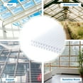 thumbnail image 2 of BPS 6Pcs 24"W x 48"L x 0.4" Polycarbonate Panels, Twin-Wall Reinforced Clear Sheets for Greenhouse, 2 of 7