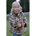 thumbnail image 2 of Little Girls Brown Leopard Faux Fur Coat 1T-2T, 2 of 2