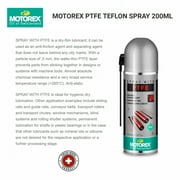 Motorex Teflon Spray with PTFE 200ml - Made in Switzerland