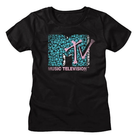 MTV Skull and Bones Black Women's T-Shirt