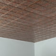 thumbnail image 2 of FASÄDE Traditional 10 Decorative Vinyl 2ft x 2ft Lay in Ceiling Panel in Copper Fantasy (5 Pack), 2 of 5