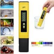 ESYNIC Digital PH Meter Tester for Water Pool-0.01ph High Accuracy Pen PH Tester LCD Monitor with ATC for Cosmetic, Lotionome Laboratory PH Testing Water Quality Test Pen Portable
