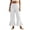 A-White552, variant on SONXAHE Women's Flare Hem Capris Elastic Waist Beach Daily Cropped Trousers