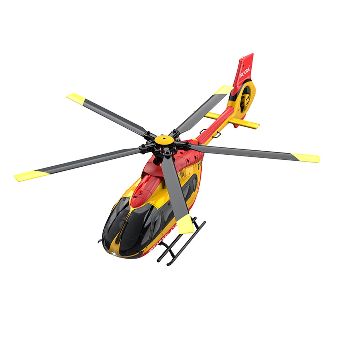 RC ERA C190 RC Helicopter with 6-Axis Gyro, 1/30 Scale H145 6CH Brushless Dual-Motor Remote Control Helicopter Model, RTF Single-Rotor Aircraft with Altitude Hold & Optical Flow