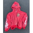 thumbnail image 3 of Sudadera con capucha de algodón lavado de alta calidad para la industria pesada, estilo retro Y2k, con estampado de dados 7 de hip hop, para hombre y mujer, sudadera con cremallera, ropa de calle, 3 of 5