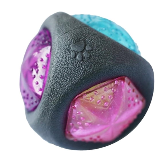 Ilumina b de perro b interactivas de juguete LED para mascotas que chirrian juguetes para mascotas para masticar Gatos Perros a Sunnimix Bola interactiva de animales