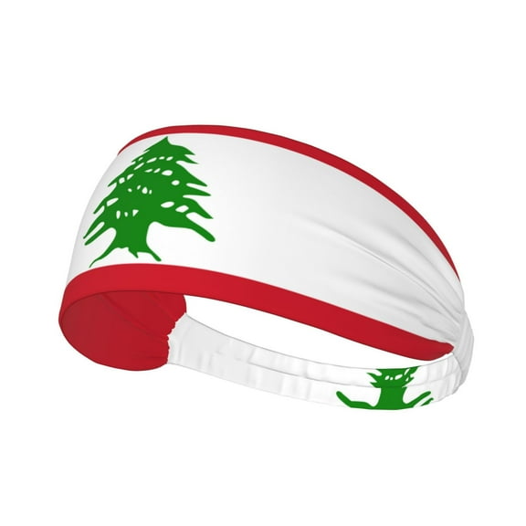 Lebanese-Flag Sweatbands Non Slip Headbands For Fashion Workout Yoga Sports Elastic Bands Exercise