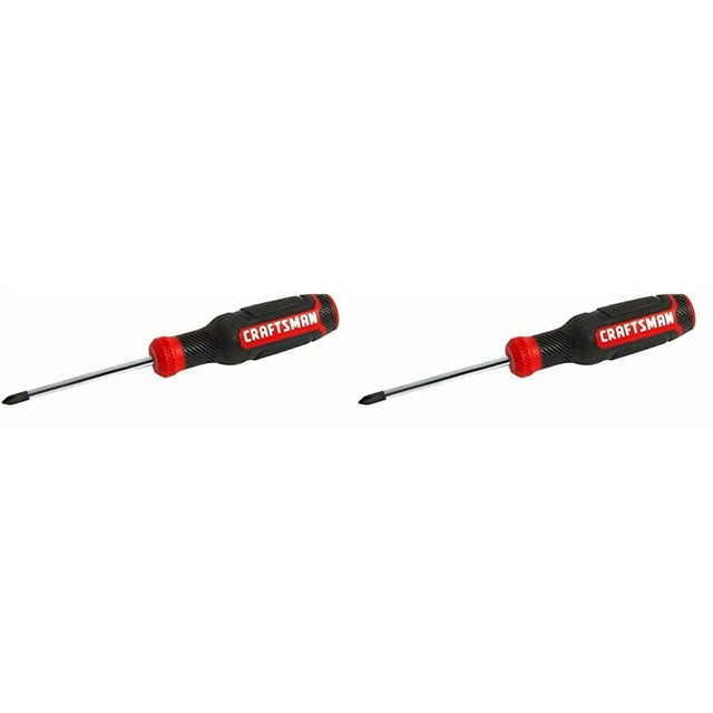 Destornillador Craftsman Phillips bimaterial PH #1 x 3 cm, paquete de 2