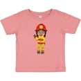 thumbnail image 3 of Inktastic African American Girl, Girl Fireman, Firefighter Girls Baby T-Shirt, 3 of 5
