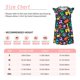 thumbnail image 3 of Fotbe Colorful Air Balloons1 Vestido de Dormir para Niñas de 3 a 10 Años, Mangas Cortas, Estilo Princesa, Pijama Camisón con Mangas Voladas-Medium, 3 of 6