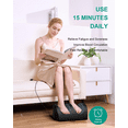 thumbnail image 5 of LAOBEN Shiatsu Foot Massager with Heat, Electric Kneading Foot Massager Machine, Gifts for Women Men Mom(Black), 5 of 5