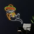 thumbnail image 2 of Handmadetneonsign Otter Tacos Neon Sign, Tacos Otter Neon Light, Otter Taco LED Light, Sombrero Hat, 2 of 5