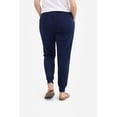 thumbnail image 2 of ellos Women's Plus Size French Terry Drawstring Sweatpants - 5X, Navy, 2 of 3