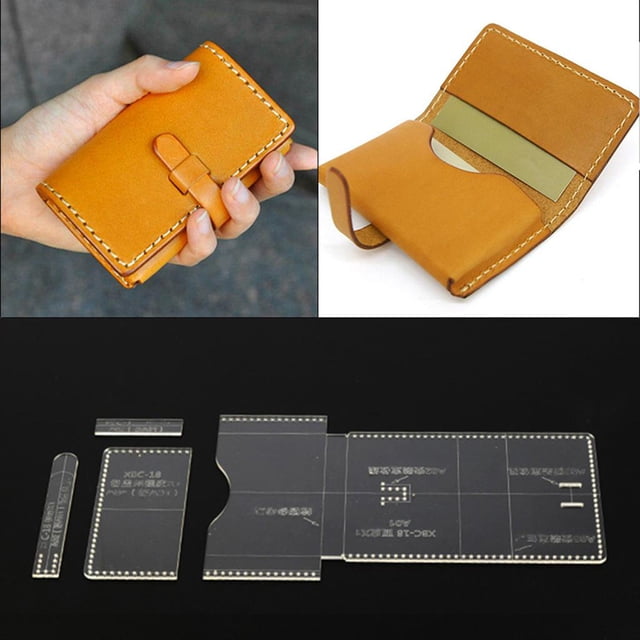 Bolsa de tarjetas 4X Plantilla acrílica Perfecl Modelo de monedero