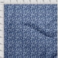 thumbnail image 4 of oneOone Tissu Rayonne Bleu Marine Tropical pour Projets de Couture, Imprimés au Mètre, Largeur 56 Pouces, 4 of 4