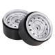 thumbnail image 1 of 2 piezas llantas 1,9 pulgadas 1:10 juego para Axial Scx10 90046 plata Zulema Cuento de rueda de llanta de llanta, 1 of 8