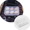 thumbnail image 2 of Caja amiento de huevos a prueba de golpes, contenedor pa refrigerador, Picnic, e, , 6 Rejillas 7.9x5.8x6in Sunnimix Titular de huevo, 2 of 8