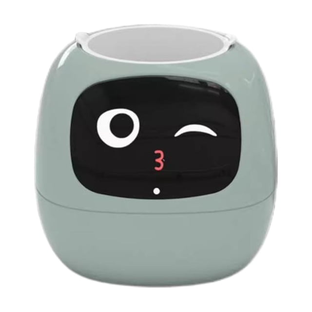 Billuyoard ABS lindo compañero de mascotas en planta inteligente Robot guía olla rico rendimiento en muebles para el hogar diversión Electrodomésticos verde
