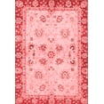 thumbnail image 1 of Ahgly Company Machine Washable Indoor Rectangle Oriental Red Traditional Area Rugs, 7' x 10', 1 of 4