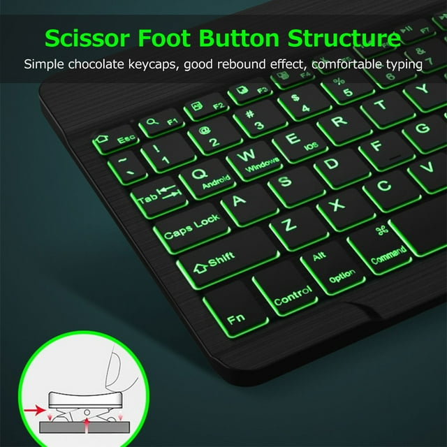 Keyboard,Bt Compatible 10 Inch Bt Qisuo Buzhi Huiop Bt Qisuo Buzhi