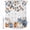 White, variant on Shower Curtains for Bathroom, Navy Blue Pumpkin Fall Waterproof Fabric Shower Curtain, Thanksgiving Maple Leaves Branches Decorative Bathroom Curtain for Bathtub, 36"x72", No Hooks Included