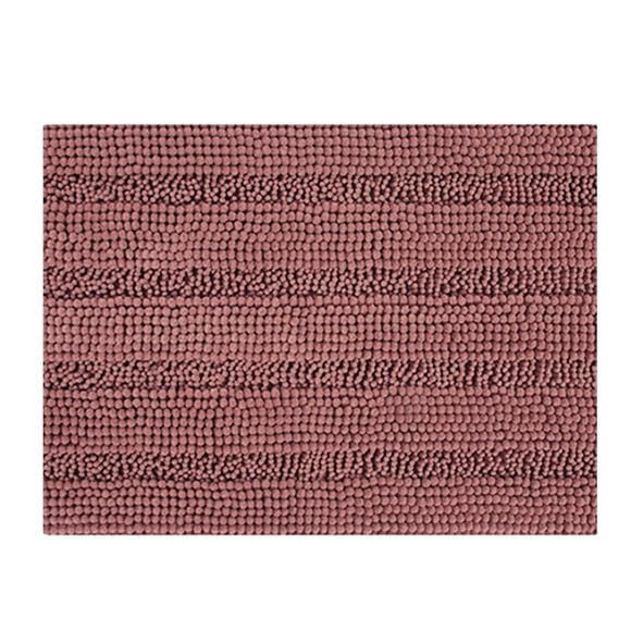 Toystoory Alfombrilla de chenilla duradera Pies cómodos y pisos limpios Alfombra de baño antideslizante Amplia aplicación púrpura claro 43 * Type2 NO2