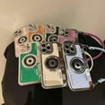 thumbnail image 4 of Electroplated Camera Phone Case with Hand Strap, Vintage Style Camera Design Phone Case for iPhone 14 13 12 11 Pro Max Case, 4 of 7