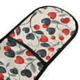 thumbnail image 2 of Dailycode Double Sided Oven Mitt with Loop Heat Resistant Kitchen Long Potholders 7" x 35" Heart and Leaf, 2 of 6