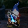 thumbnail image 2 of Tuzreeu Solar Funny Gnomes Garden Statues, 2 of 6
