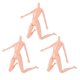 thumbnail image 3 of 3pcs 12 Articulated Joint Dolls Body Without Head Figures Naked Body (B), 3 of 3
