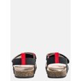 thumbnail image 3 of Wonder Nation Baby & Toddler Boys Two Strap Footbed Sandals, 3 of 4