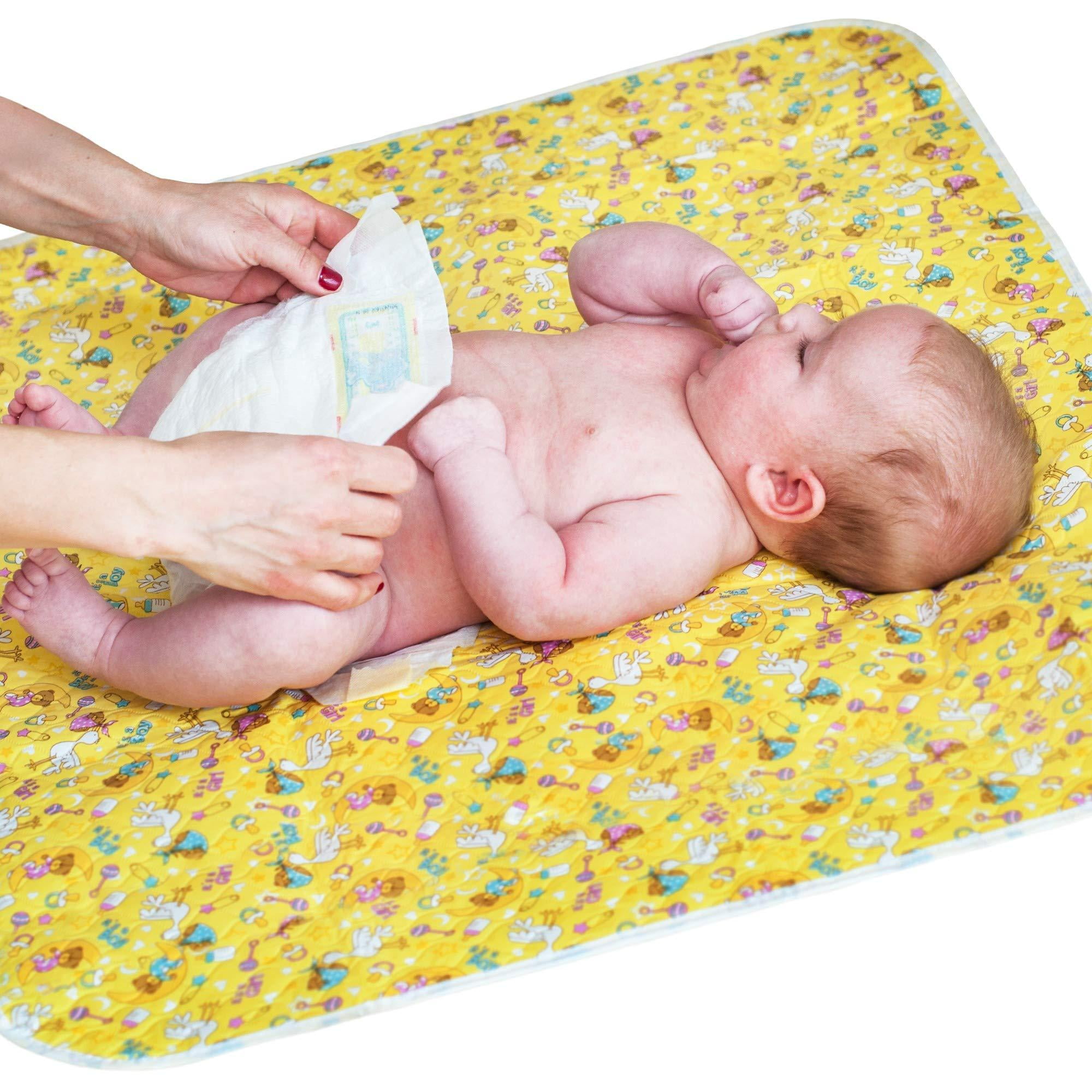 Baby Changing Pad Infant Cotton Portable Cover Toddlers Waterproof Urine Mat US 