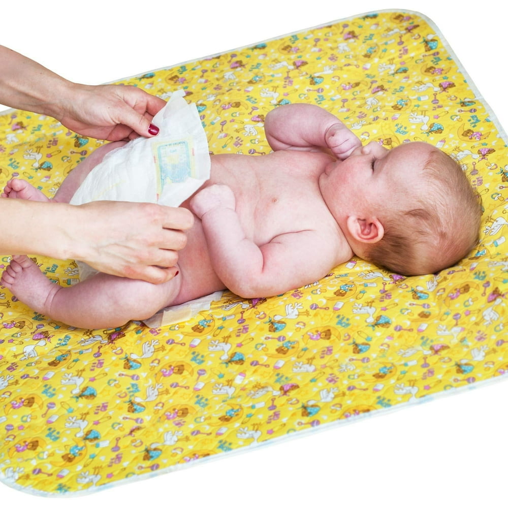 Baby Portable Changing Pad Diaper Change Pad Large Size (25.5”x31.5