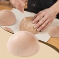 thumbnail image 4 of Prensa de cerámica de arcilla, accesorio de madera semicircular para hacer cerámica. 10 centímetros, 4 of 5