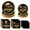 Black Gold, variant on OuMuaMua 2026 Graduation Party Dinnerware Supplies - 200 Pcs Blue White Graduation Disposable Plates and Napkins for 2026 College High School Graduation Party Decorations, Serves 50