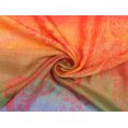 thumbnail image 3 of Bufanda Color Degradado Para Mujeres Borla Suave Envoltura Envoltura Multicolor Floral Fucsia 71"x27.5", 3 of 6