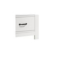 thumbnail image 4 of Lilola Home Cassini White 2-Drawer Nightstand Bedside Table, 4 of 5