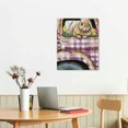 thumbnail image 5 of Fenyluxe Easter Bunny Truck Canvas Wall Art, Violet Vintage Truck with Colorful Eggs, Cute Spring Decor for Living Room, Bedroom, Kitchen 16x20in, 5 of 5