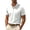 White, variant on Enjoytime Mens Shirts Short Sleeve Quarter Zip Stand Collar Tops Solid Color Lightweight Casual Golf Shirts